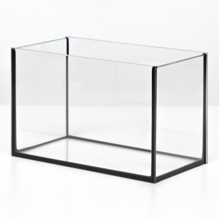 Aquarium "rectangular" without a lid, 5 liters, 25 x 13 x 15.5 cm-2