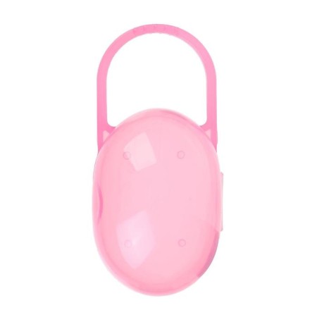 A container for storing and sterilizing children's nipples and dummy, pink color-2
