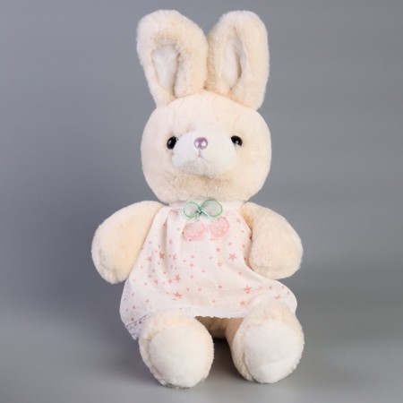 Soft toy "Little Friend", Bunny in a white dress-2