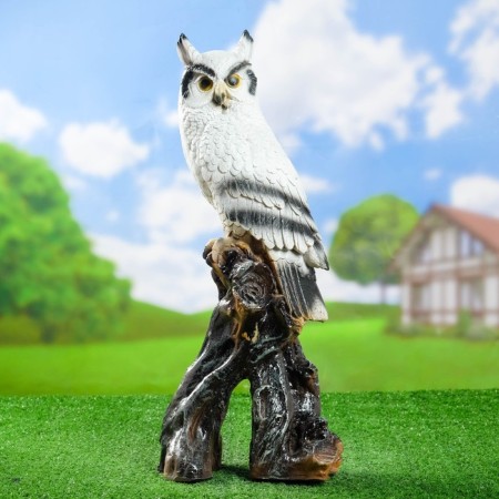 Garden Figure "Filin on the stump" 23x18x52cm