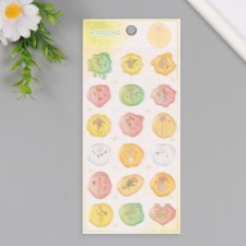 Stickers for creativity plastic 