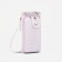 Baby bag on magnet, long belt, gray-pink color
