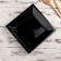 Plastic disposable plastic, 17.2 × 17.2 cm, square, deep, black