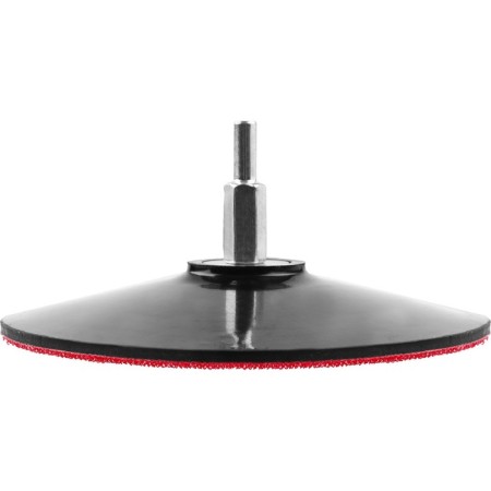 Support plate for the STAYER 35740-125, 6 mm, 125 mm, rubber, on Velcro-1