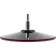 Support plate for the STAYER 35740-125, 6 mm, 125 mm, rubber, on Velcro