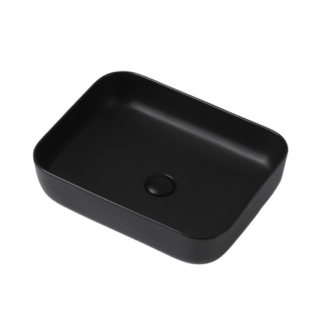 ABBER RECHTECK AC2202MB sink, overhead, 500x390x140 mm, black, matte-1