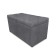 Puff with a lid and weighting, 800 × 400 × 420 mm, Savana plus matting, Ash color