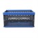 Box folding, plastic, 47 × 34 × 23 cm, 30 kg, blue-gray