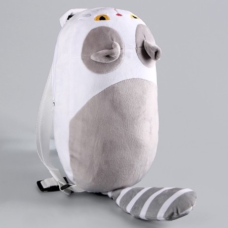 Baby plush backpack for the girl "Cat", 30 x 7 x 20 cm-4