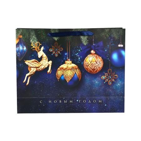 Laminated horizontal “Stylish” laminate, l 40 x 31 x 11.5 cm, new year-3
