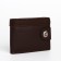 Male purse on a magnet, department for bills, for maps, brown color