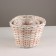 A set of paste of 3pcs, d25xh19cm, white/peach, willow