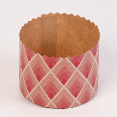 Paper forms for cake, muffins and kulich "Geometry" 110x85 mm, mix (packing 1900 pcs)-1