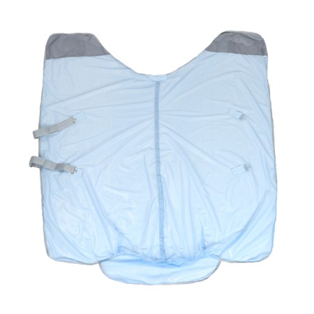 Popona is mosquito with crushed belts, blue, 155 cm-9