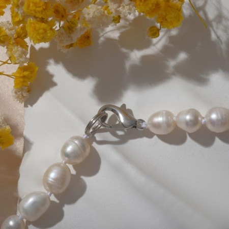 Beads "River Pearls", 46 cm-1