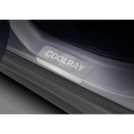 Automax thresholds for Geely Coolray SX11 2018-2024 2023-n., Stainless. steel, 4pcs-2