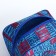 Lightning cosmetic bag, blue/blue color