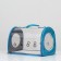 Bag - Animal carrying, transparent, 43 x 24 x 28 cm, blue