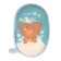 Baby Blue "Bear" washcloth