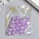 Plastic beads "Lilac balls with sparkles" glow in the dark 20 g d = 1.2 cm