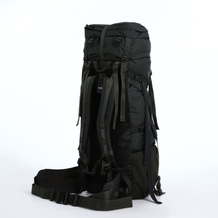 Tourist backpack, TAIF, 90 l, a cord department, 2 outer pockets, Khaki color-2