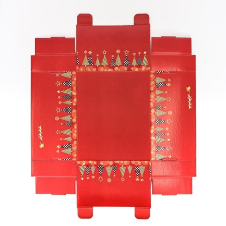 Folding box "New Year's style", 31.2 x 25.6 x 16.1 cm-6