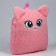 Baby backpack for a girl "cat", plush