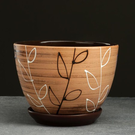 Pot Flower Lenok 2.4l with a stand