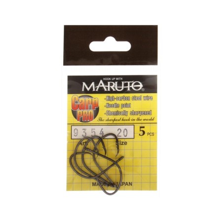 Carp hooks Maruto 9354, BN color, No. 20 Carp Pro, 5 pcs.