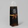 Gift package for a bottle, packaging, "bow", white craft, 13 x 36 x 10 cm