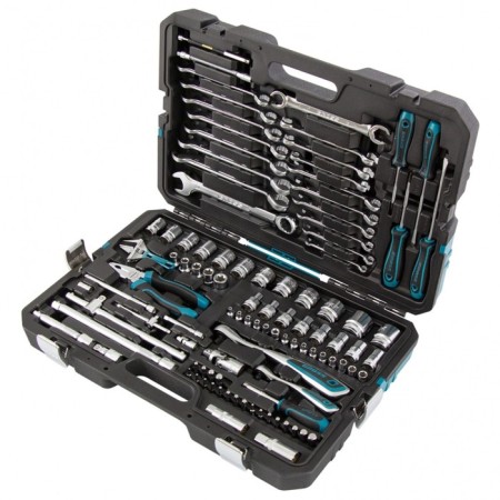 Tool set GROSS 14151, 101 before, 120 teeth, CRV, 1/4 ", 1/2"