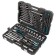 Tool set GROSS 14151, 101 before, 120 teeth, CRV, 1/4 ", 1/2"