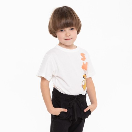 Shorts for a boy, black color, height 122 cm-3