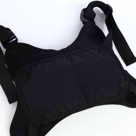 Babberry bag with lightning, 2 external pockets, black color-12