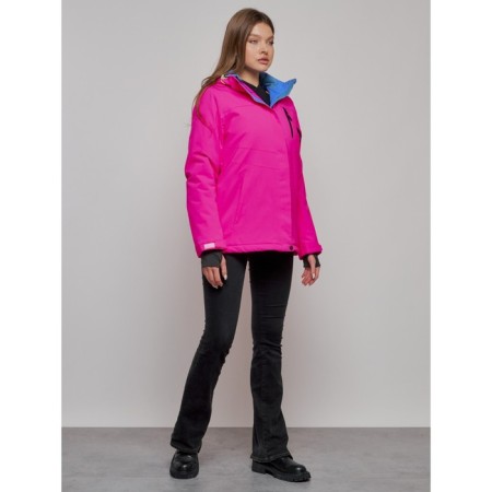 Ski jacket female, size 48, pink color-10