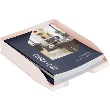 Paper tray horizontal Istanm Delta Paris, light pink-5