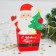 New Year's glass for popcorn and snacks “Happy New Year!”, Santa Claus