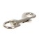 Carabiner with a semicircular base, 5.8 cm