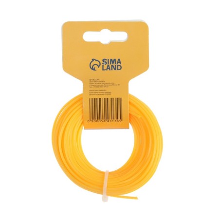 Tundra trimmer fishing line, star section, d = 2.4 mm, 15 m, nylon-1