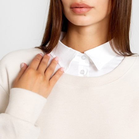 Female jumper, light-beige color, size 46 (m)-3
