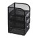 Chancellery trifles stand Calligrata, 4 compartments, mesh, metal, black