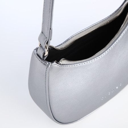 Women's bag with lightning, silver color-4
