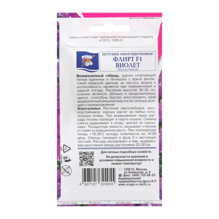 Flower Flower Flows "Flirt Violet", F1, 7 pcs-1