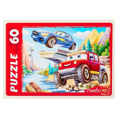 Puzzle "Cool cars", 60 elements-1