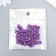 Beads for creativity plastic cylinder "violet" set of 20 g 0.6x0.6x0.5 cm