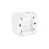 TDM switch "Cottage" folk, 10 A, IP20, 2 keys open with backlight, white