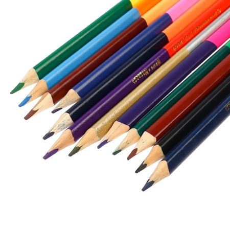 Color pencils, 24 colors, bilateral, Masha and Bear-5