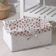 Basket for storage laid handmade Daulin 