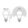 LED LED Black 12W A60 4100K Neutr. Bel. E27 1200lm Gauss 102502212