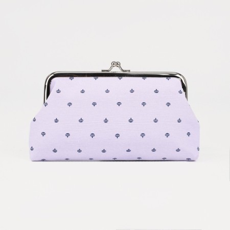 Cosmetic bag, lilac color-1